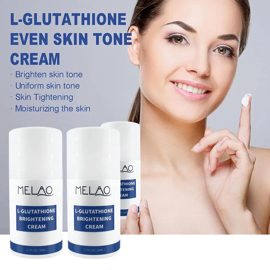 MELAO Glutathione Hyaluronic Acid Tone Up Cream Long lasting Hydrate moisture through Hyaluronic Acid