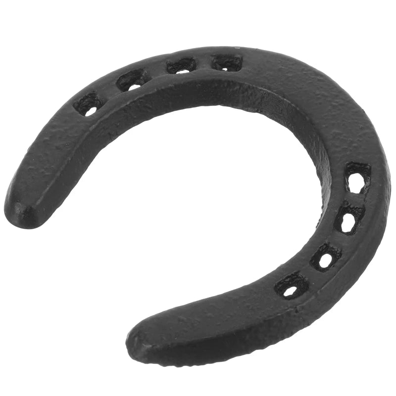 Large Decorative Horseshoes Cast Iron Horseshoe Wall Hanging Metal Wall Sculpture Horseshoe Shaped Decorations Iron Figurines
