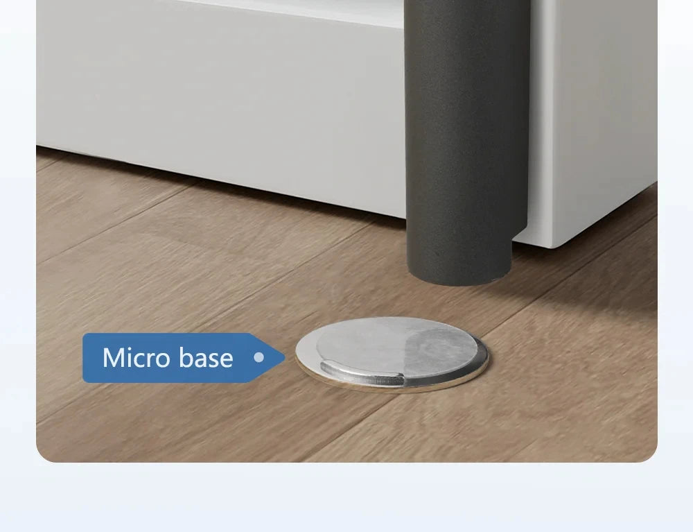 Door Stop Magnetic Door Stopper Milk White Black Nail Free Door Base Door Hardware Close Prevention Door Closer Bumper Block