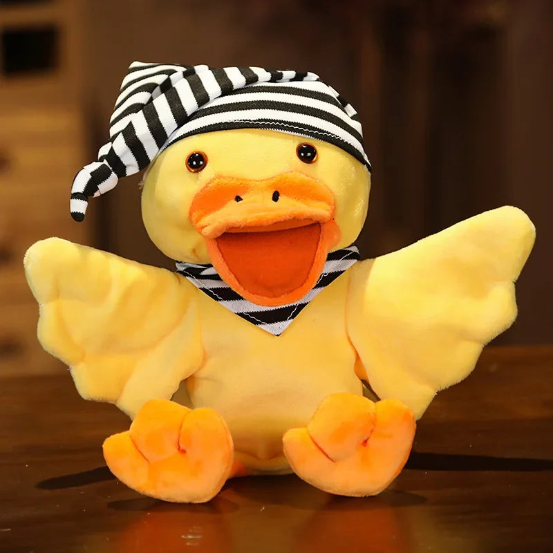 Stuffed Plush Animals Toys Hand Finger Puppet Kawaii Dolls Educational Baby Toys Learning & Education Monkey Tiger Children Gift