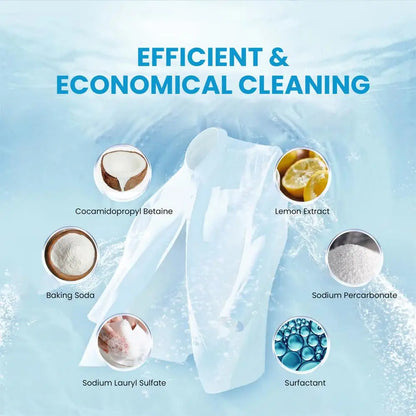 Detergent Sheets Laundry Detergent Tablets Eco-Friendly Laundry Sheets 30 Sheets Liquidless Laundry Sheets Detergent Laundry