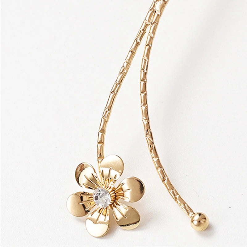 1PC Light Luxury Double Flower Curtain Buckle Gold Silver Curtain Holder Metal Curtain Strap Modern Minimalist Curtain Clip