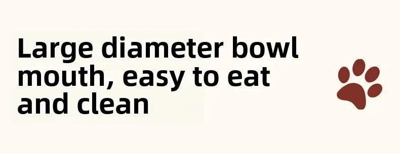 Pet Feeder Slow Feed Bowls Double Bowls Foldable with 3 Adjustable Height Suitable for Pets of Different Heights Water Feeding