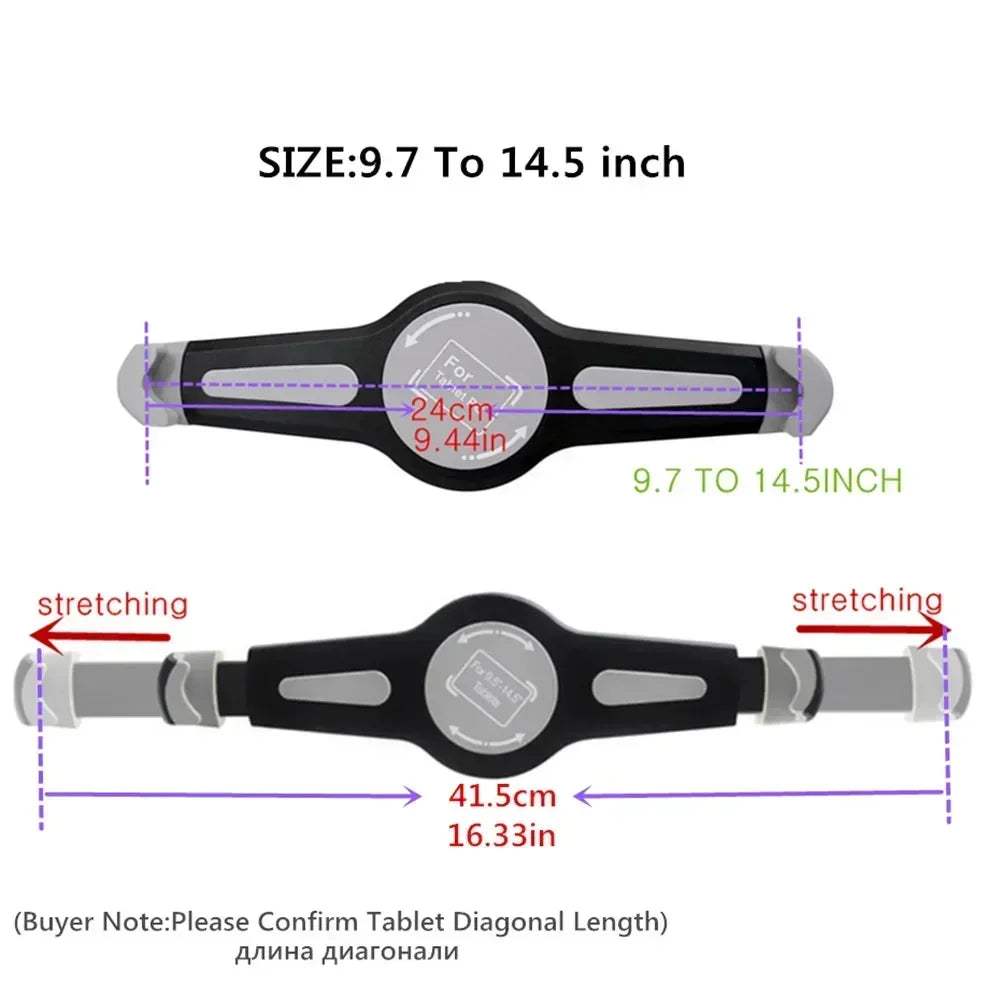 Tablet Mount Universal 7.0 To 11 inch Tablet Bracket ,9.0 To 14.5 inch Tablet Mount，Mobile Phone Clamp Mount