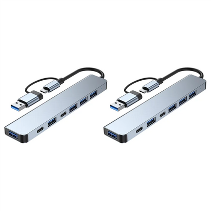Daily Sale 2X Multiport USB Hub 3.0 Multi USB Splitter 4 USB C Port 3.0 2.0 Ports For PC Laptop Computer Hub