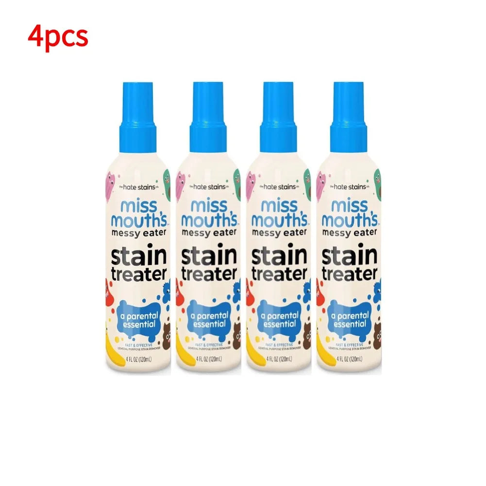Stain Remover Spray Portable Stain Treater For Laundry Fabric Oil Remover Effective Laundry Spray For Food Pet Candle Stains