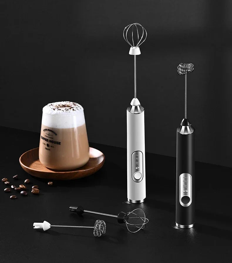 Cordless Home Kitchen Gadgets Electric Kitchens Accessories Milk Mixer Frother Mini Coffee Egg Beater Beating Tools Dining Bar