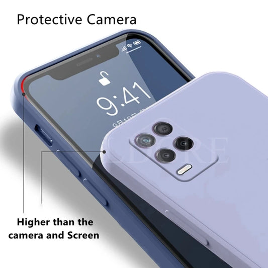 For Realme 8 Pro Case Realme 10 9i 9Pro 9 Pro Plus 8i 8S 8 5G 8 8 10 Pro Plus Cover Shockproof Liquid Silicone Phone Back Case