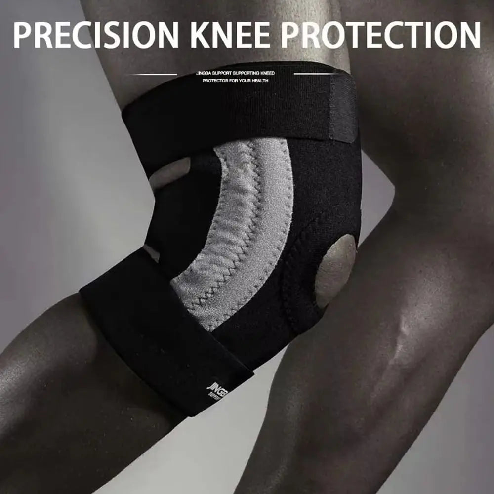 Elastic Adjustable Knee Pads Soft Anti-slip Fitness Knee Protector Breathable Comfortable Knee Brace Support Belt Volleyball