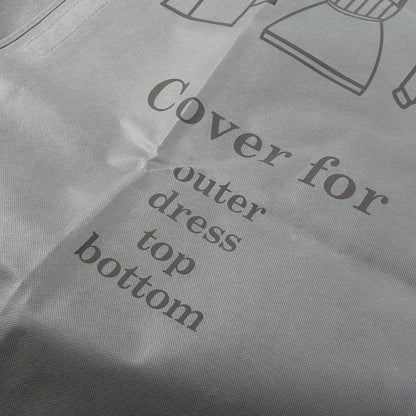 Clothes Hanging Dust Cover Dress Suit Coat Storage Bag Case Organizer Wardrobe Dress Clothing Hanging Dust Cover