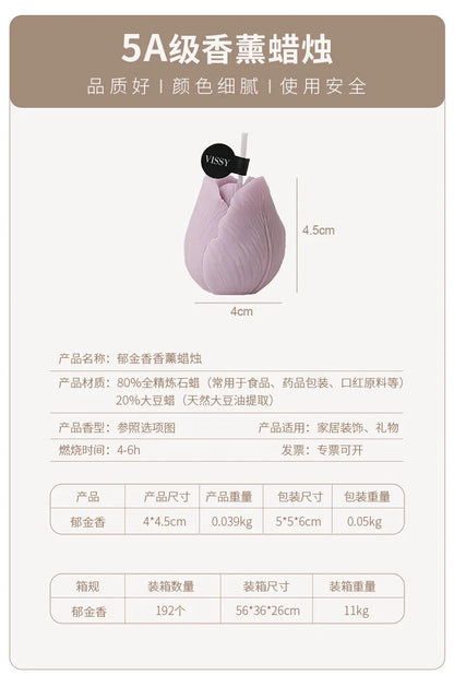 Tulip Scented Candles Gifts Handmade Birthday Gifts Decorative Ornaments Flower Shaped Candles