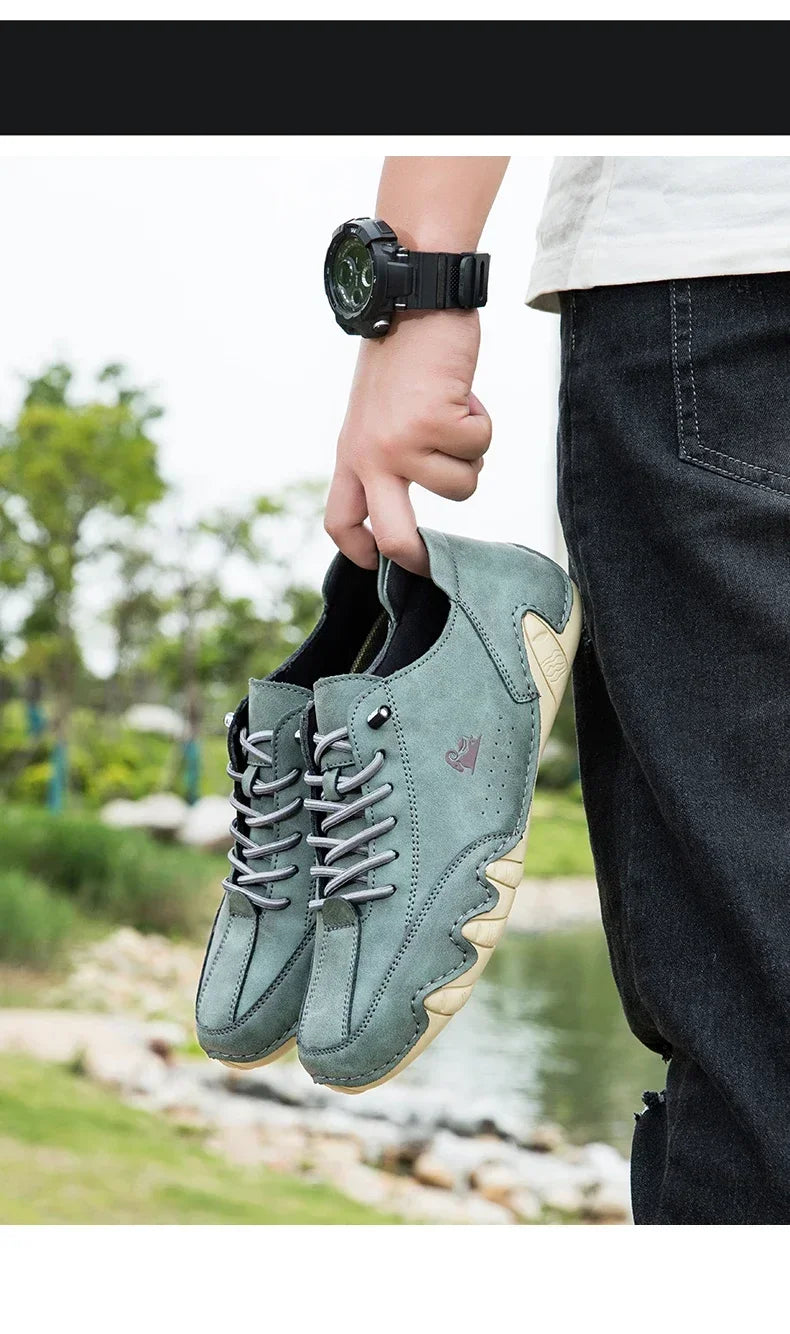 Men's Shoes 2025 Spring  Autumn New Business Casual Leather Shoes Men's Single Shoes Simple British Loafers Trendy Travel Shoes