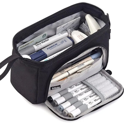 Super Large Capacity Pencil Case School Acsesories Pen Bag Student Box Back to School Office Supplies Statioenry Accessories