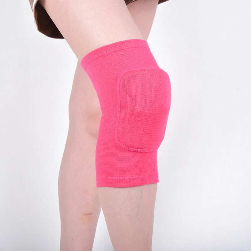 Sports Compression Knee Pads Elastic Knee Protector Thickened Sponge Knee Brace Support For Dancing Workout Training Yoga