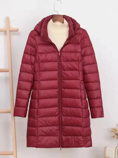 NewBang 5XL 4XL Hat Detachable Thick Long Down Jacket Women Winter Ultra Light Down Jacket Women With Hooded Down Coat Female