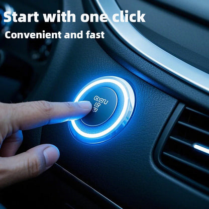 Universal auto start stop keyless entry system engine start alarm system push one-button start system remote car accessories