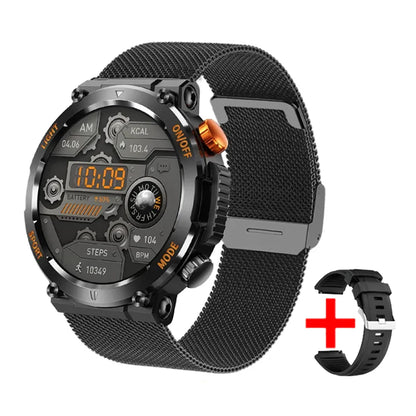 Smart Watch Men Bluetooth Call Health Monitor Sports Smart Watch IP67 Waterproof Outdoor Sports Watch 100+ Sports Modes