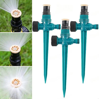 Garden Sprinkler 360° Rotation Irrigation Watering System Agriculture Ground Automatic Tube Adjustable Plug Buried Atomization