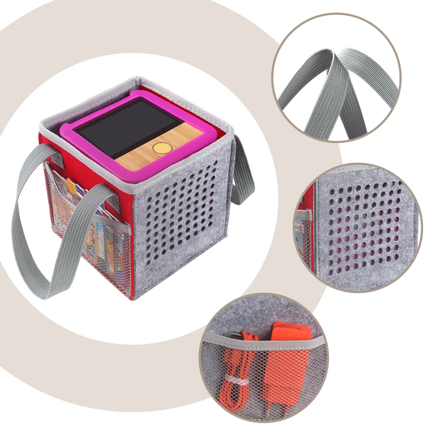 Bag For Tigermedia TigerboxTouch Streaming Box Music Box Organiser For Tiger Box Media Streaming Musical Storage Box