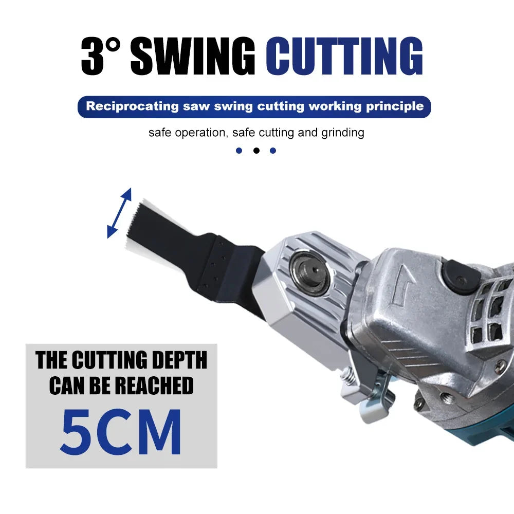 Professional Angle Grinder Changed To Universal Treasure Multifunctional Tools of Cutting Polishing Shovelling Cleaning