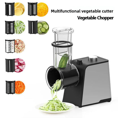 Electric Vegetable Cutter Household Full-Automatic Multifunctional Slicing,Shredding And Planing Machine For Potato/Carrot/Onion