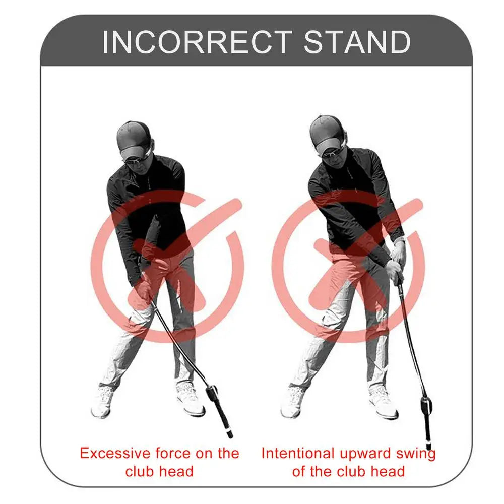 Golf Swing Trainer Portable Professional Golf Swing Aid Sports Supplies Training Equipment For Indoor Outdoor Course Home