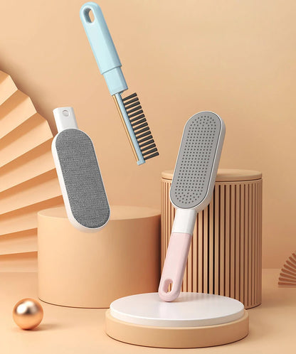 4 in1 Lint Remover Portable Pet Hair Remover Brush Manual Fluff Remover Clothes Fuzz Fabric Shaver Carpet Clothes Brush