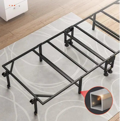 Four fold bed office nap bed nap tool factory directly operated office nap bed carrying wheeled marching bed