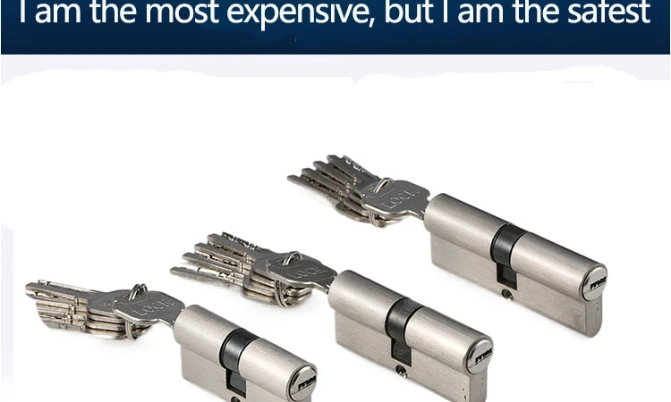 Indoor bedroom doors and windows 60 70 80 mm lock cylinder Smart door locks Electronic lock House door locks