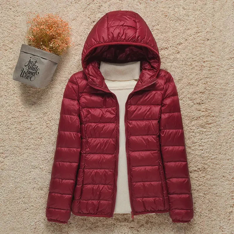 Duck Down Jacket Women Ultra Light Down Jacket All Season Feather Jacket Plus Women Overcoat Windbreaker Coats Down Coats