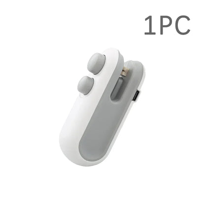 Mini Sealer Portable Mini Sealer 2 in 1 Heat Sealer For Snacks  Home use rechargeable sealer Vacuum Sealer Snacks plastic bag