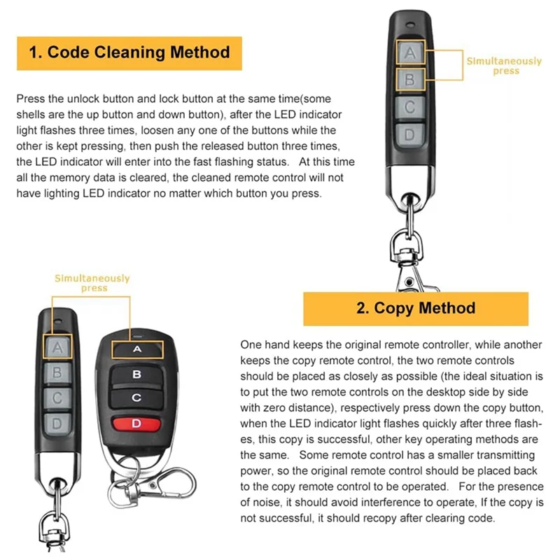FULL-4Piece 433 Mhz Electric Gate Openers Universal Garage Door Opener For Automatic Sliding Door Electric Roller Way Door