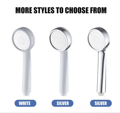 High Pressure Water Saving Rainfall Shower Head Bathroom Accessories ABS Chrome Holder Showerhead  Bathroom Accessories