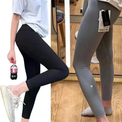 Yoga Pants Women High Waist Nine Fitness Pants Tight Outer Wear Sports Running Pants