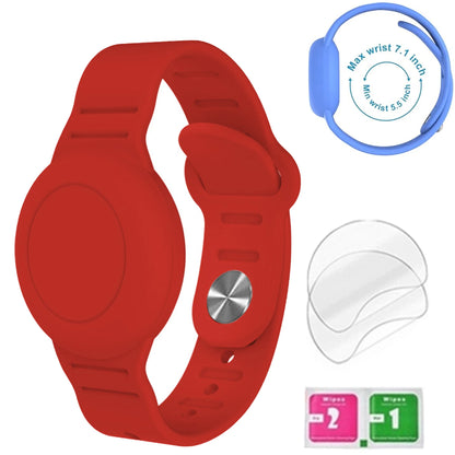 Silicone Steel Clip Compatible with Apple AirTag - Protective Silicone Clip for Tracker Protect Keychain Silicone Cover