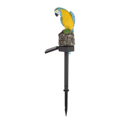 Solar Power LED Parrot Lawn Light Outdoor Waterproof Garden Yard Decorative Lamp