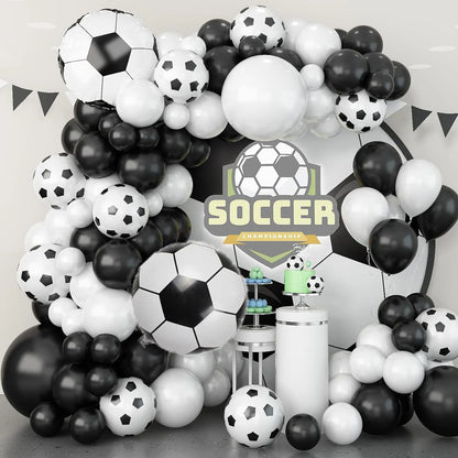 100pcs Football Themed Balloon Party Garland Arch Kit Birthday Party Celebration Party Football Anniversary Party