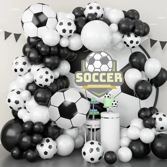 100pcs Football Themed Balloon Party Garland Arch Kit Birthday Party Celebration Party Football Anniversary Party