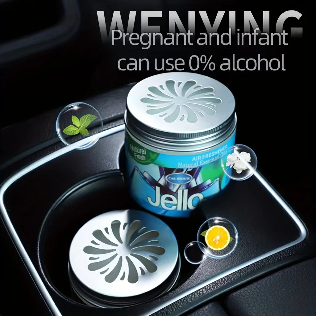 Car Air Freshener Solid Balm Cologne Lavender Lemon Vanilla Odor Eliminator Long-lasting Perfume Scent Ornament Auto Accessoies