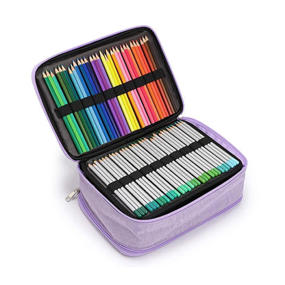 School Pencil Case Supplies 300 Slots Pencilcase Stationery Organizer Acsesories Large Capacity Pen Box Kit Aesthetic Bag Pouch