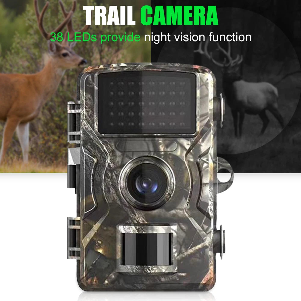 1pcs Hunting Trail Camera Wildlife Camera Night Vision Motion Activated Outdoor Forest Camera Trigger Wildlife Scouting Camera