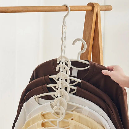 Closet Organizers For Clothes Closet Coats Organizers Hangers Vertical 10-Hole Design Space Saving Heavy Duty Closet Clothes