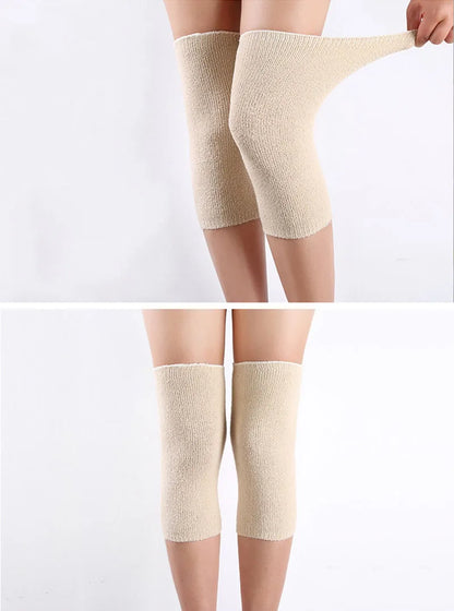 1 Pair Winter Warm Knee Pads Leg Support For Universal Knee Pads For Pain and Joint Pain Holding the Heat Soft and Comfortable