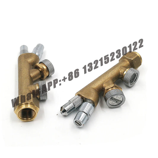 Agriculture Spray Nozzle Fighter Fan Nozzle, Atomizing Sprayer Nozzle, Spray Gun with 4 Nozzles