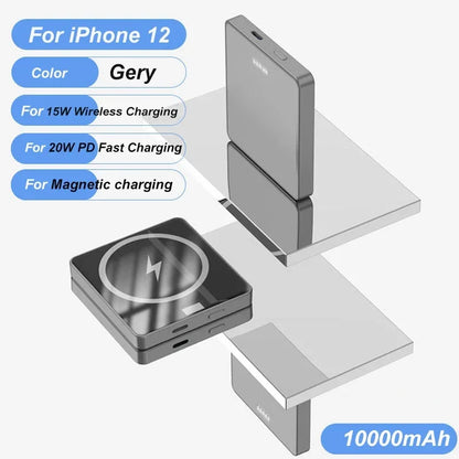 10000mAh Wireless Power Bank PD20W Magnetic poverbank For Magsafe Phone Battery iPhone 12 13 14 15 16 Pro Max Plus Mini Pover