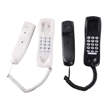High Quality Landline Telephone with Mute and Redial Functions Easy Install Wall Phone Black/White