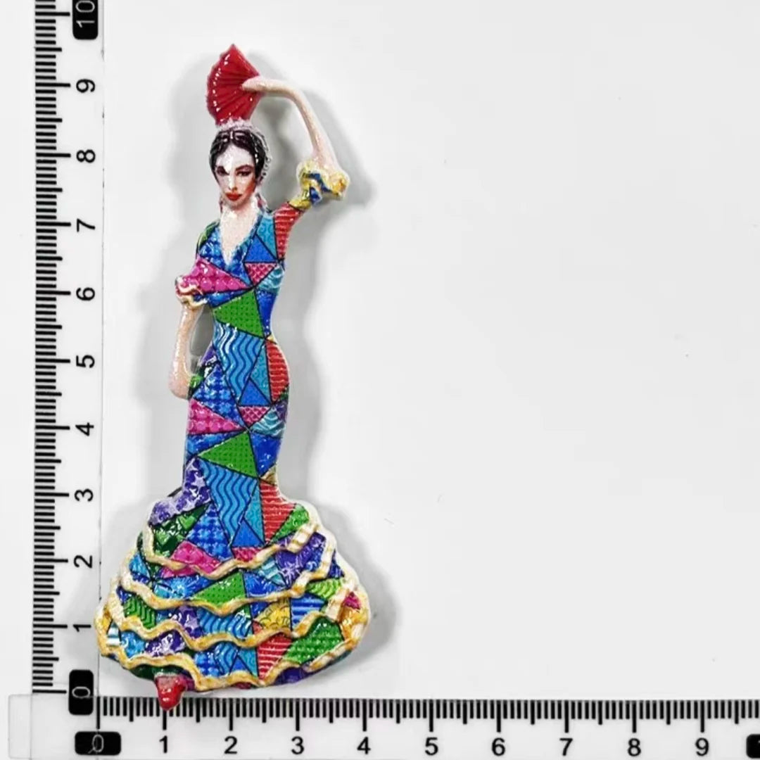 Europe Spain Barcelona Madrid Valencia Alicante Benidorm  3D Fridge Magnets Decoration Handicraft Magnetic Refrigerator