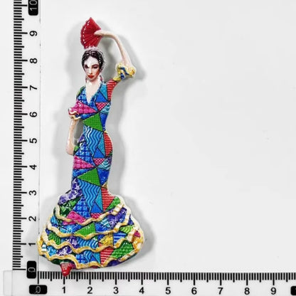 Europe Spain Barcelona Madrid Valencia Alicante Benidorm  3D Fridge Magnets Decoration Handicraft Magnetic Refrigerator