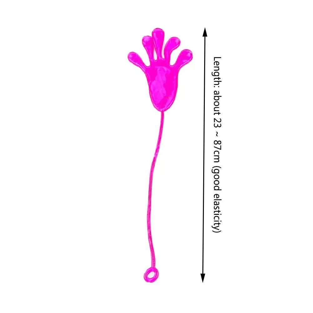 Novelty Kids Sticky Palm Toys Puzzle Climbing Wall Palm Decompression Sticky Hand Toys Elastically Stretchable Sticky Palm