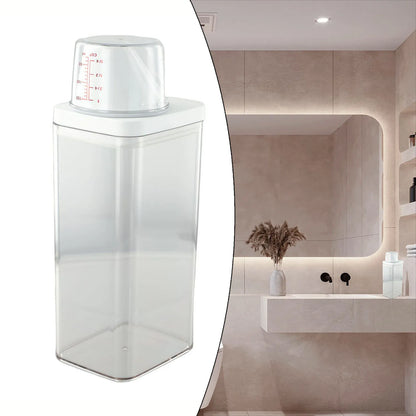 1PC High Quality Laundry Detergent Dispenser For Laundry Detergent Powder Kitchen Plastic Airtight Food Storage Containers